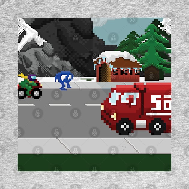 Horace goes Skiing ( Crossing the Road) by RetroTrader